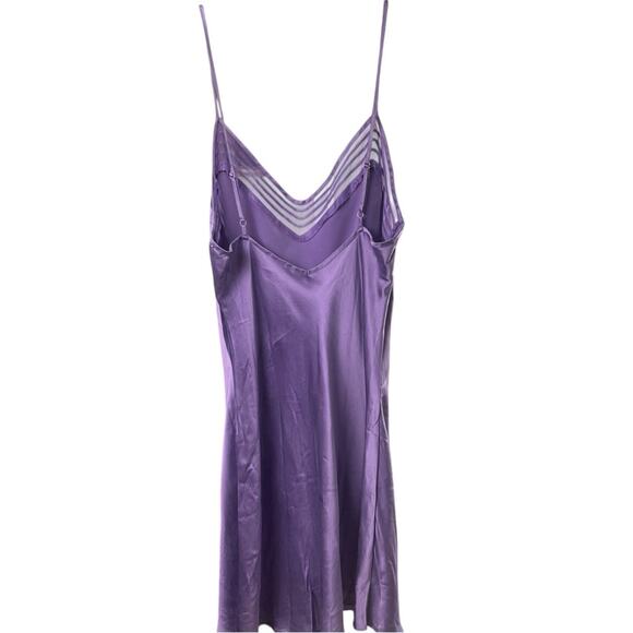 Victoria’s Secret Y2K 100% Silk Purple Slip Dress, Cocktails, date, layering, M - Picture 2 of 5